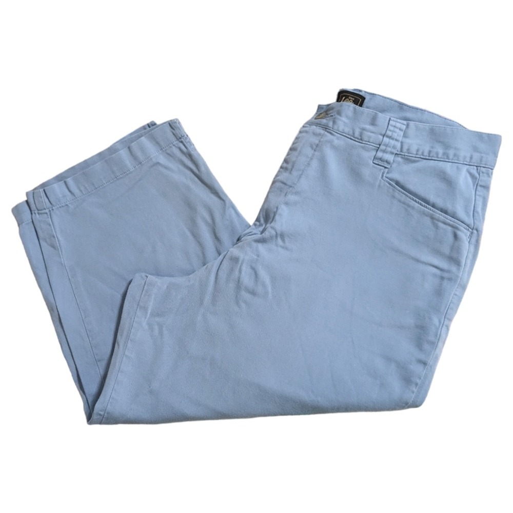 Riders by‎ Lee Size 16 Blue Pedal Pushers